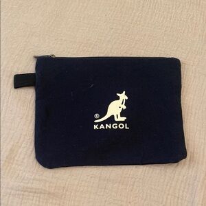 Kangol Black Toiletry Bag Sleek Minimalist Design